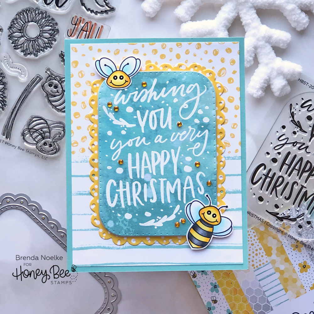 Honey Bee Stamps - Gem Stickers - Make It Merry