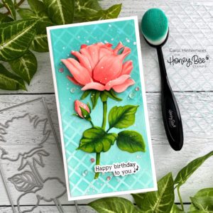 Lovely Layers: Roses Birthday Card : Honey Bee Stamps