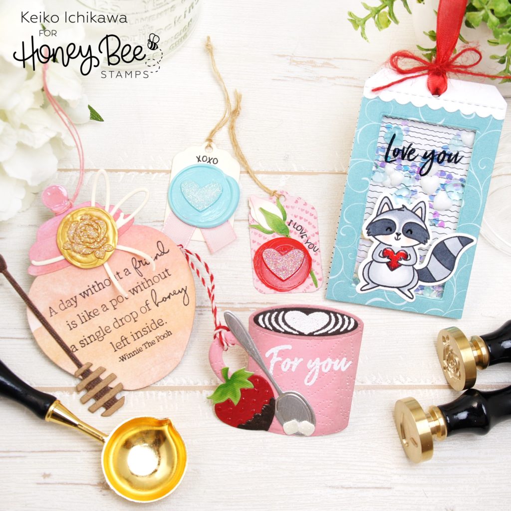Red Hots - Acrylic Hearts Mix – Honey Bee Stamps