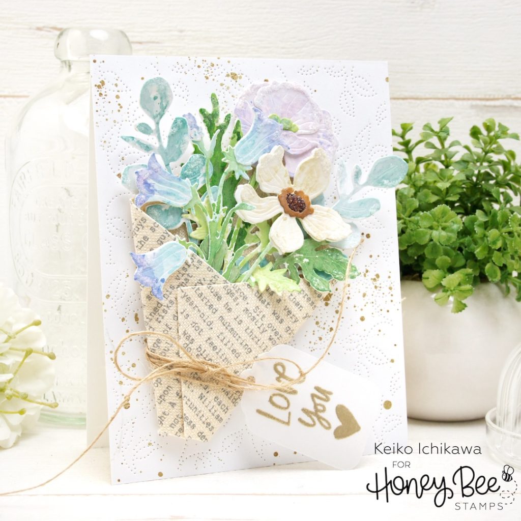 Wildflower Bouquet Card : Honey Bee Stamps