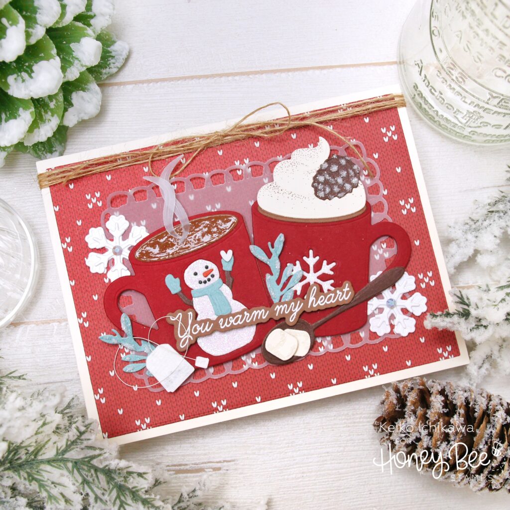 Winter Themed Coffee Card : Honey Bee Stamps